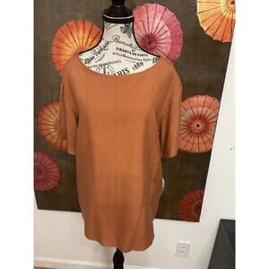 NWT Vintage JH Collectible 100% Silk Tunic/Blouse Timeless Pristine Boho Chic L